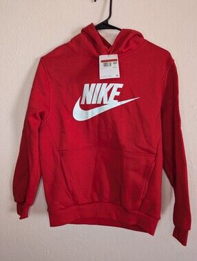 NWT Nike Club Fleece Kids Hoodie Size L